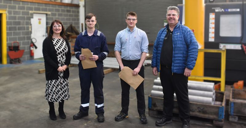 Apprentice of the year 2021 awarded to Connor and Jonathan